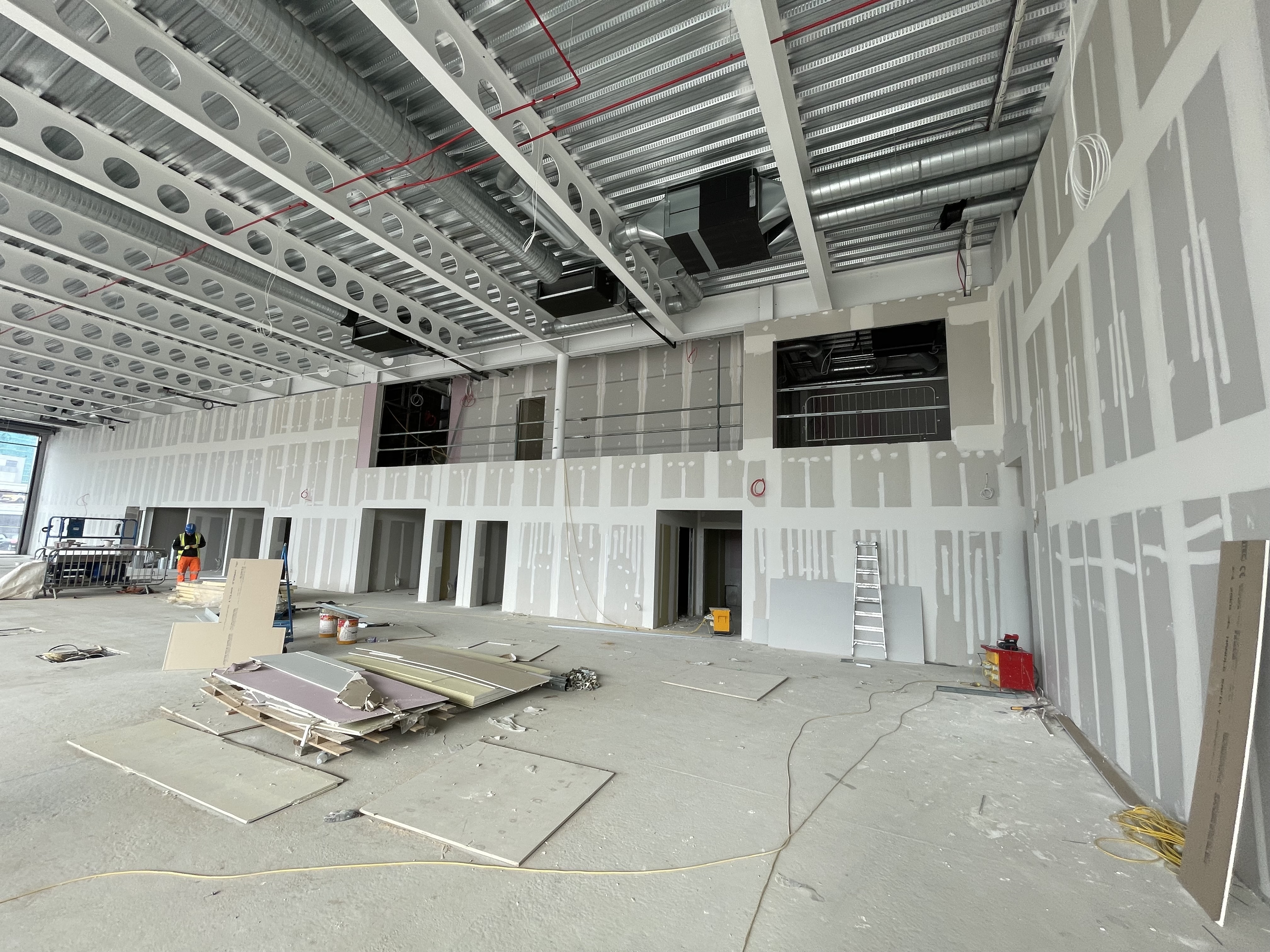 Dawber Williamson Ceilings Partitions SFS at BMW Stratstone Hull DWC 11