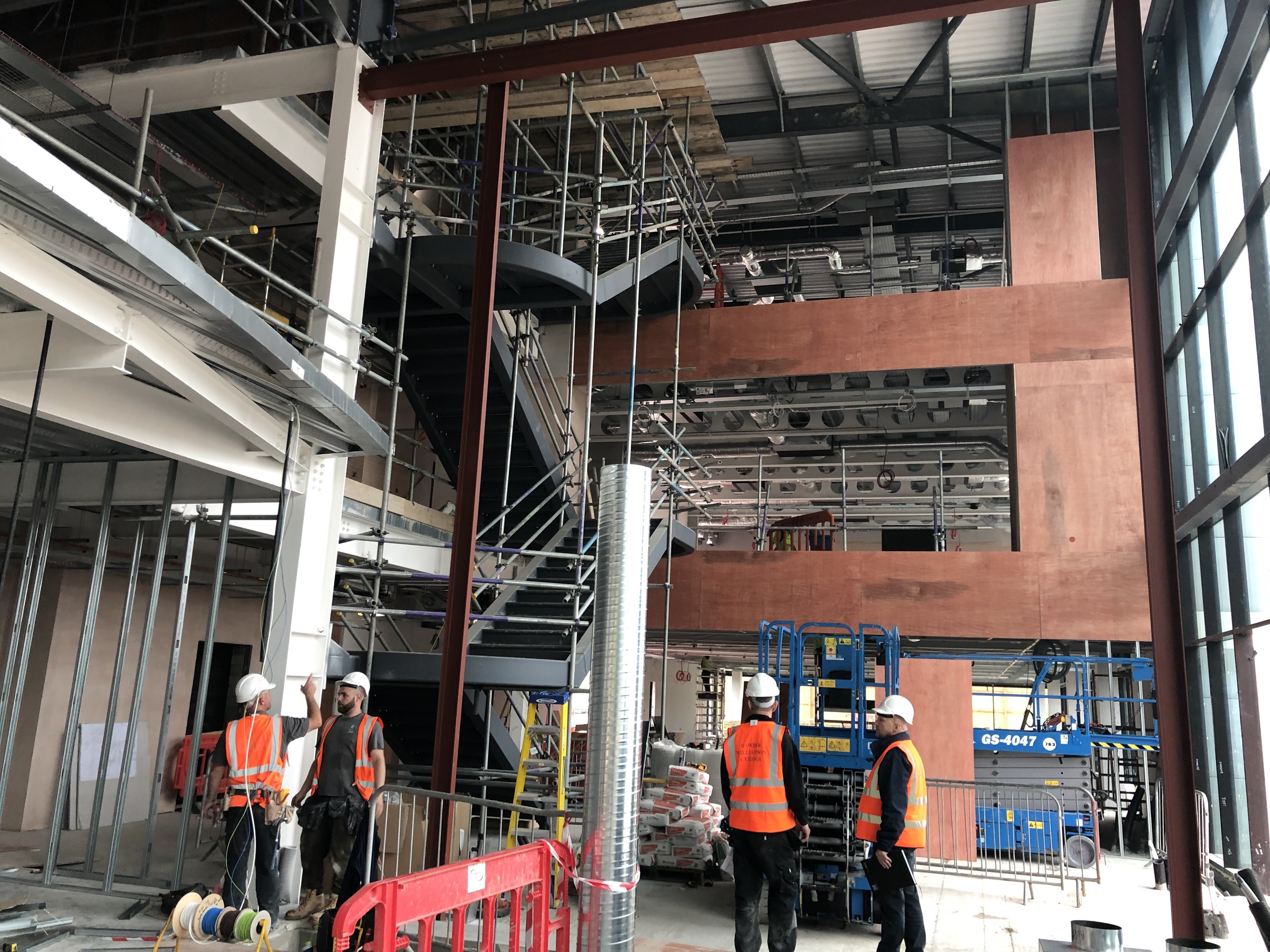 Dawber Williamson Ceilings Partitions at Aura Innovation Centre Hessle DWC 14