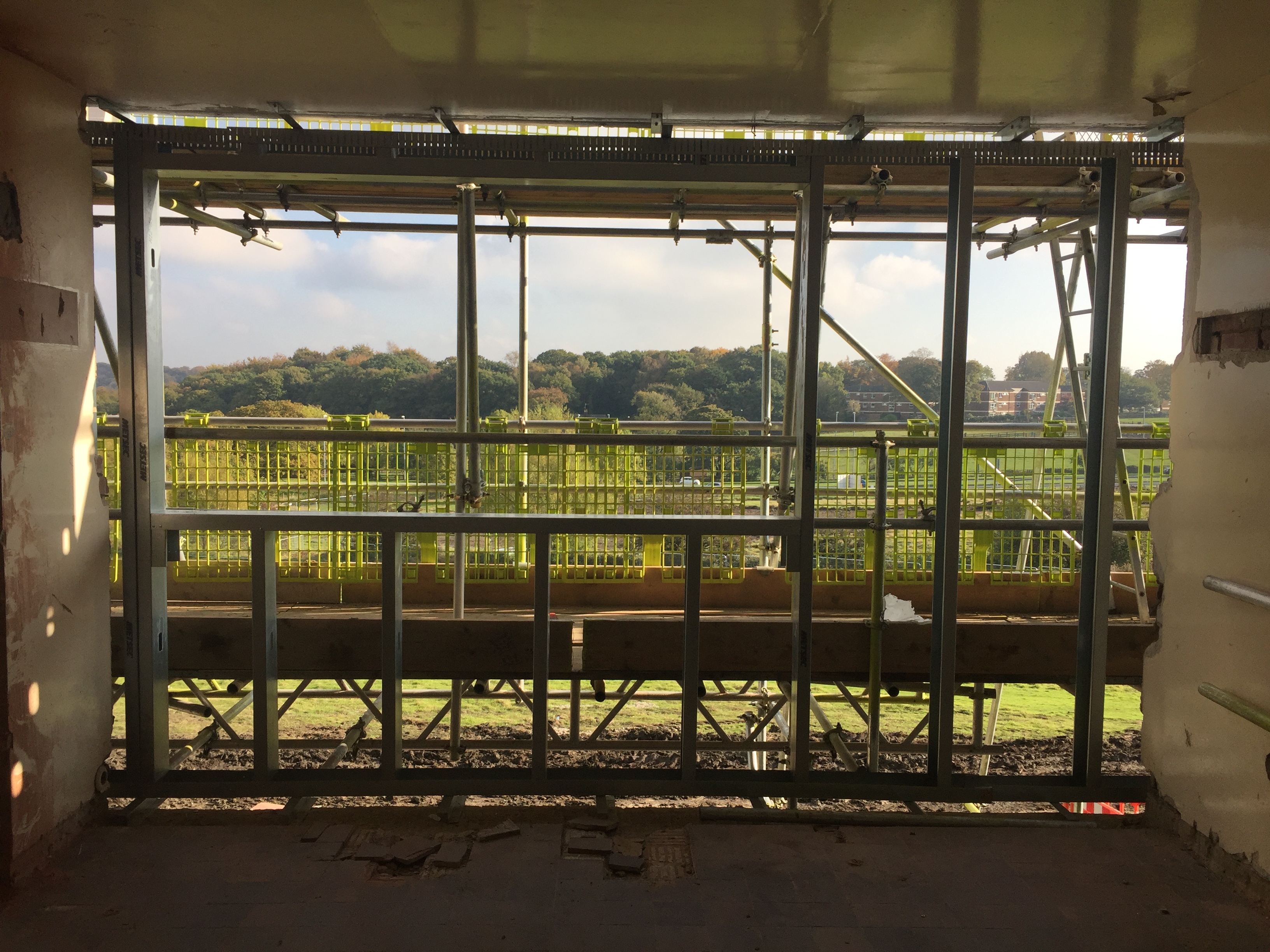 Dawber Williamson Ceilings Partitions at Boddingtons Sports Centre Pavilion Leeds DWC 1