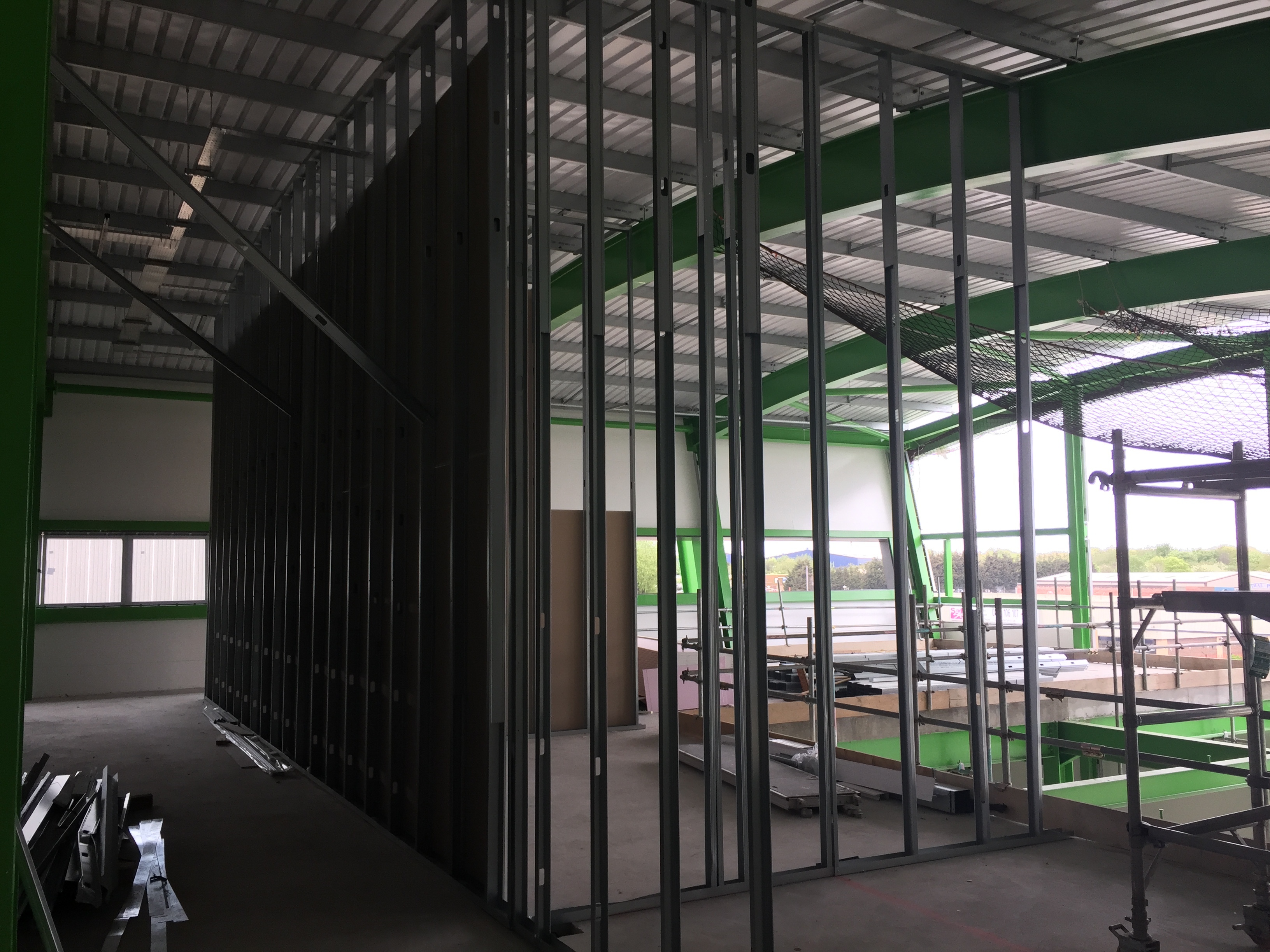 Dawber Williamson Ceilings Partitions at Energy Works Hull DWC 10