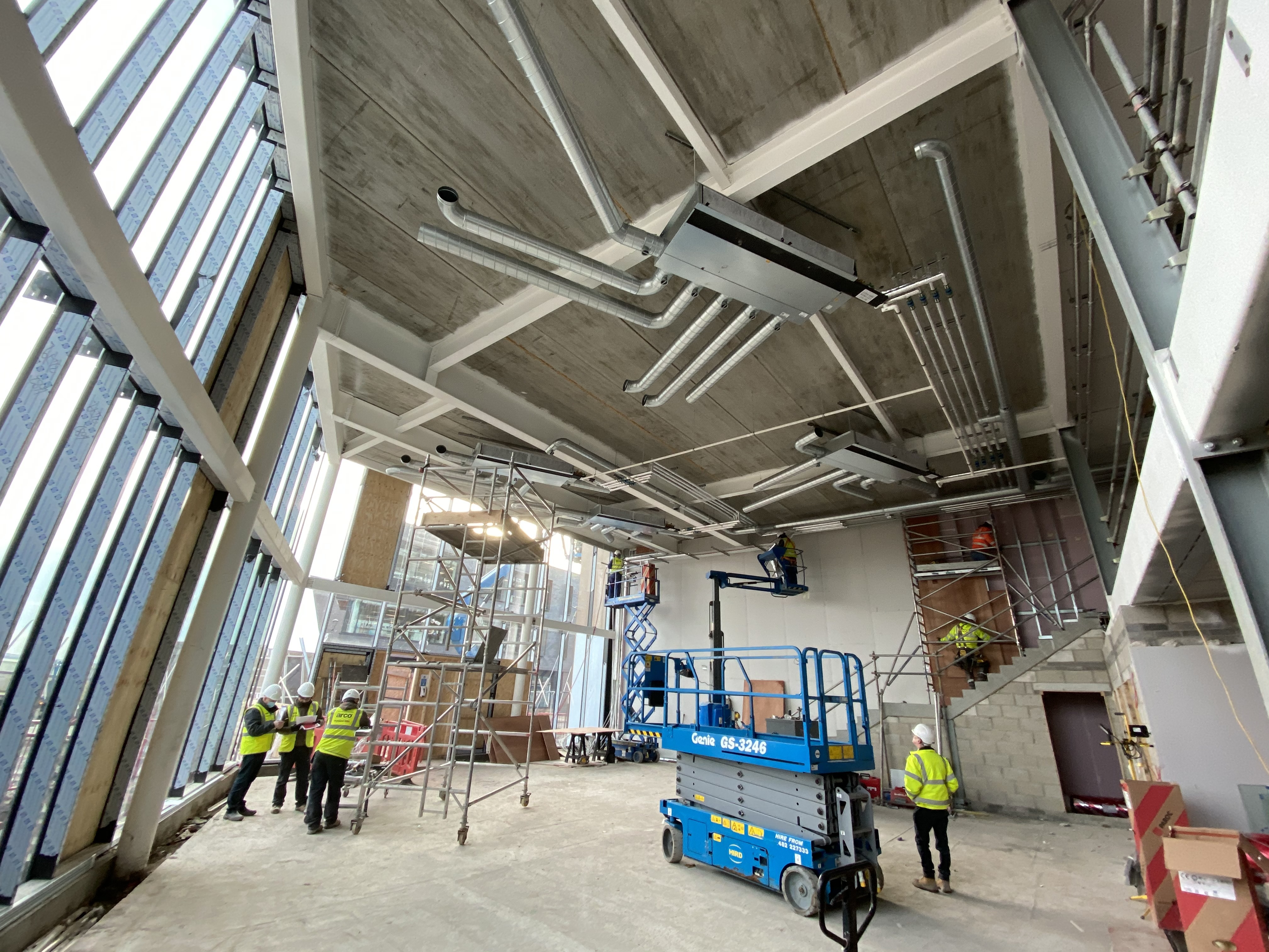 Dawber Williamson Ceilings Partitions at Grimme Market Weighton DWC 10