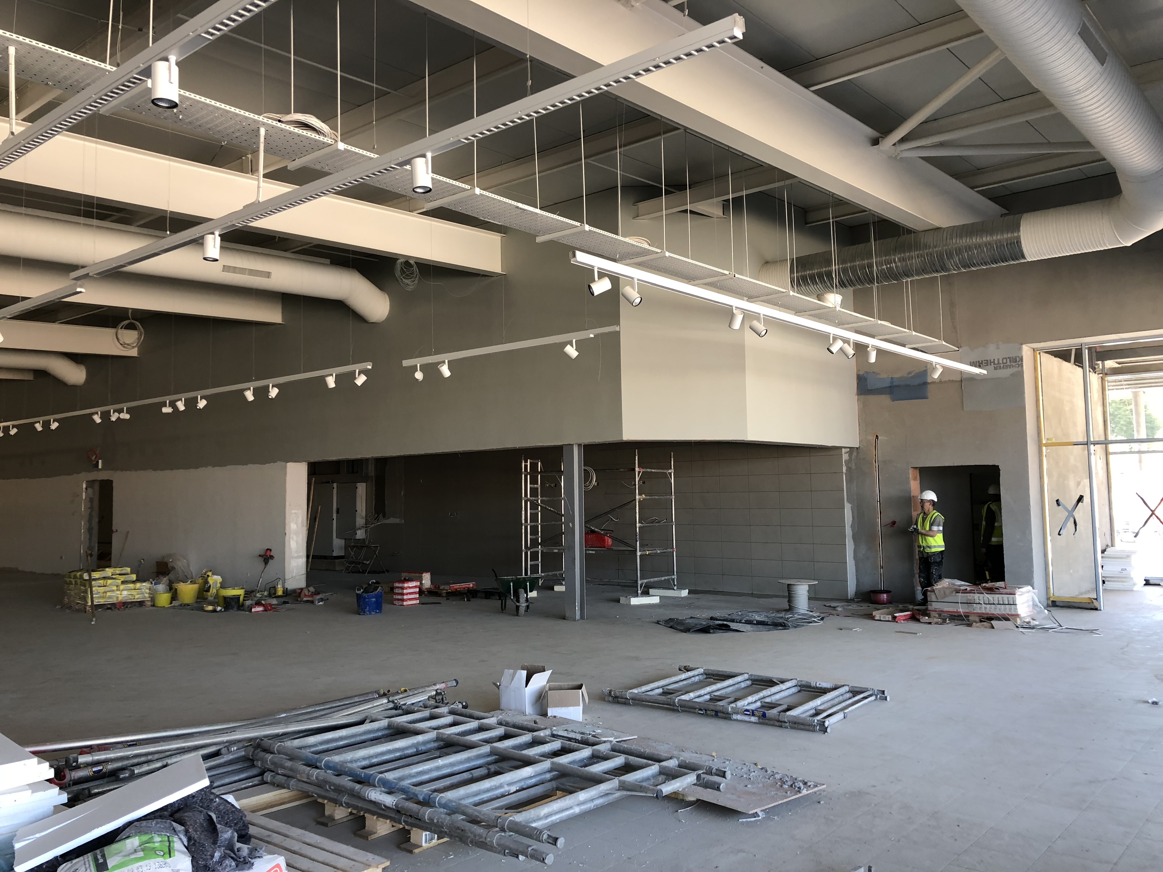 Dawber Williamson Ceilings Partitions at Lidl Barton DWC 8