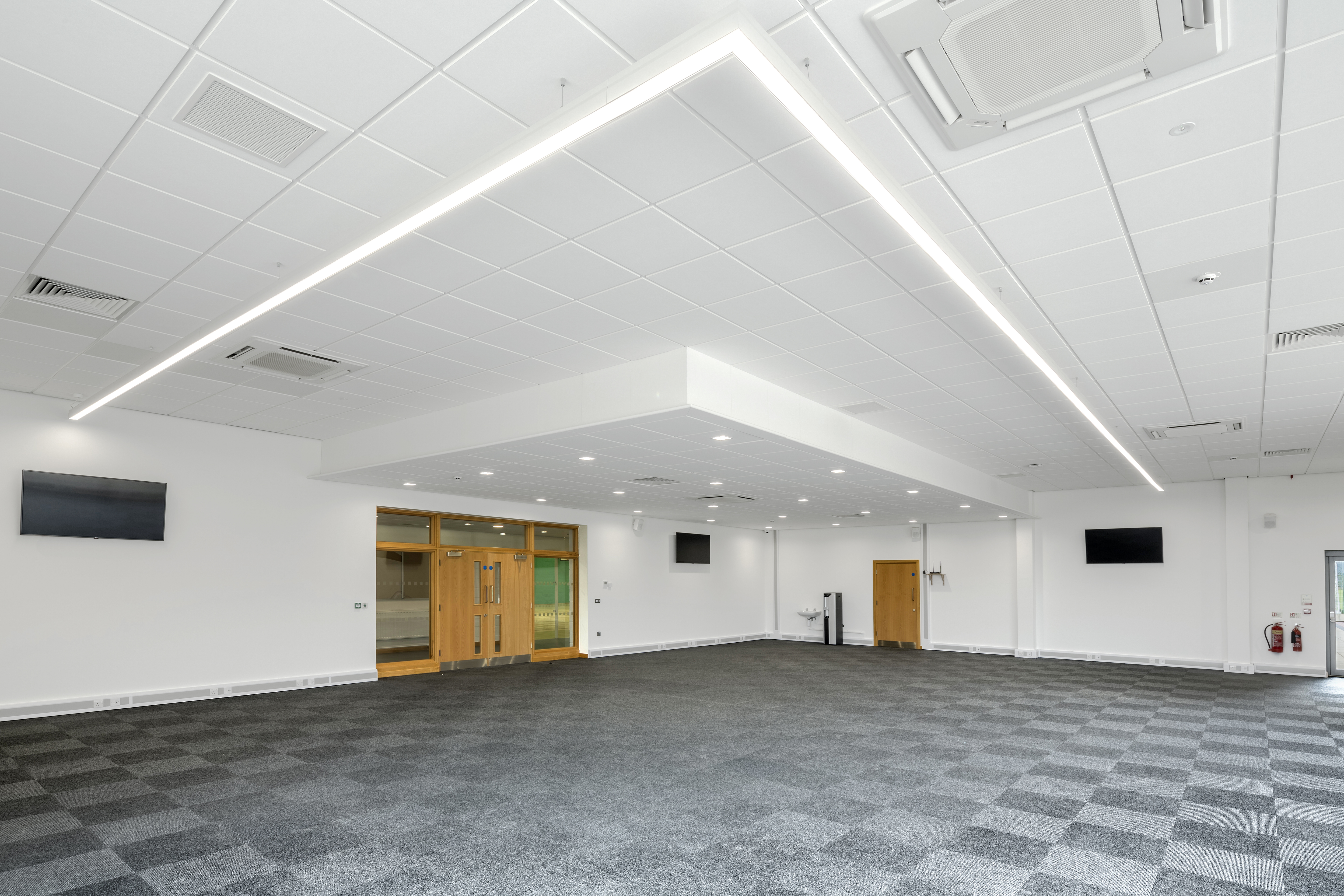 Dawber Williamson Ceilings Partitions at Riseholme College Lincoln DWC 8