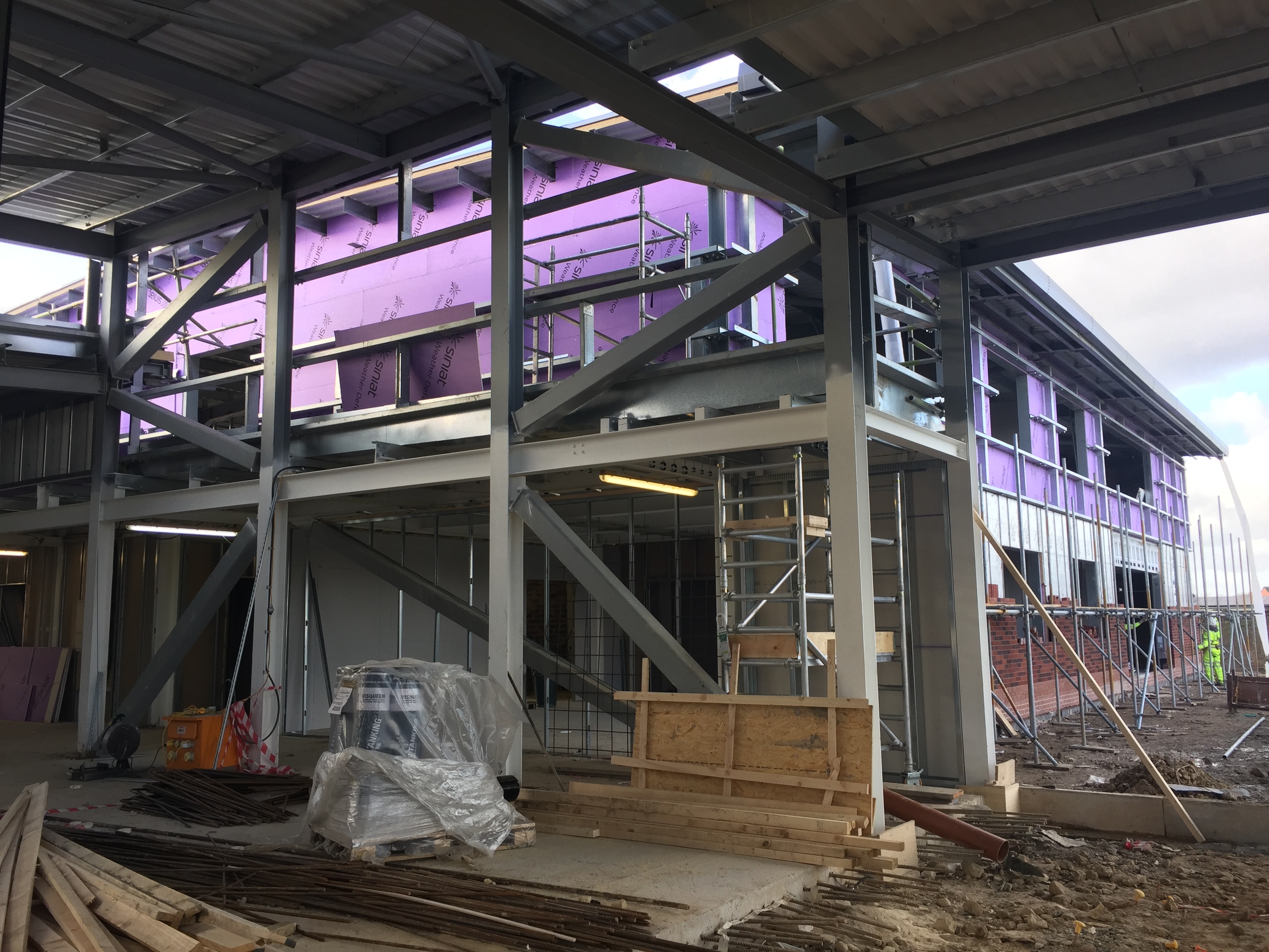 Dawber Williamson Ceilings Partitions at Riverside School Goole DWC 4