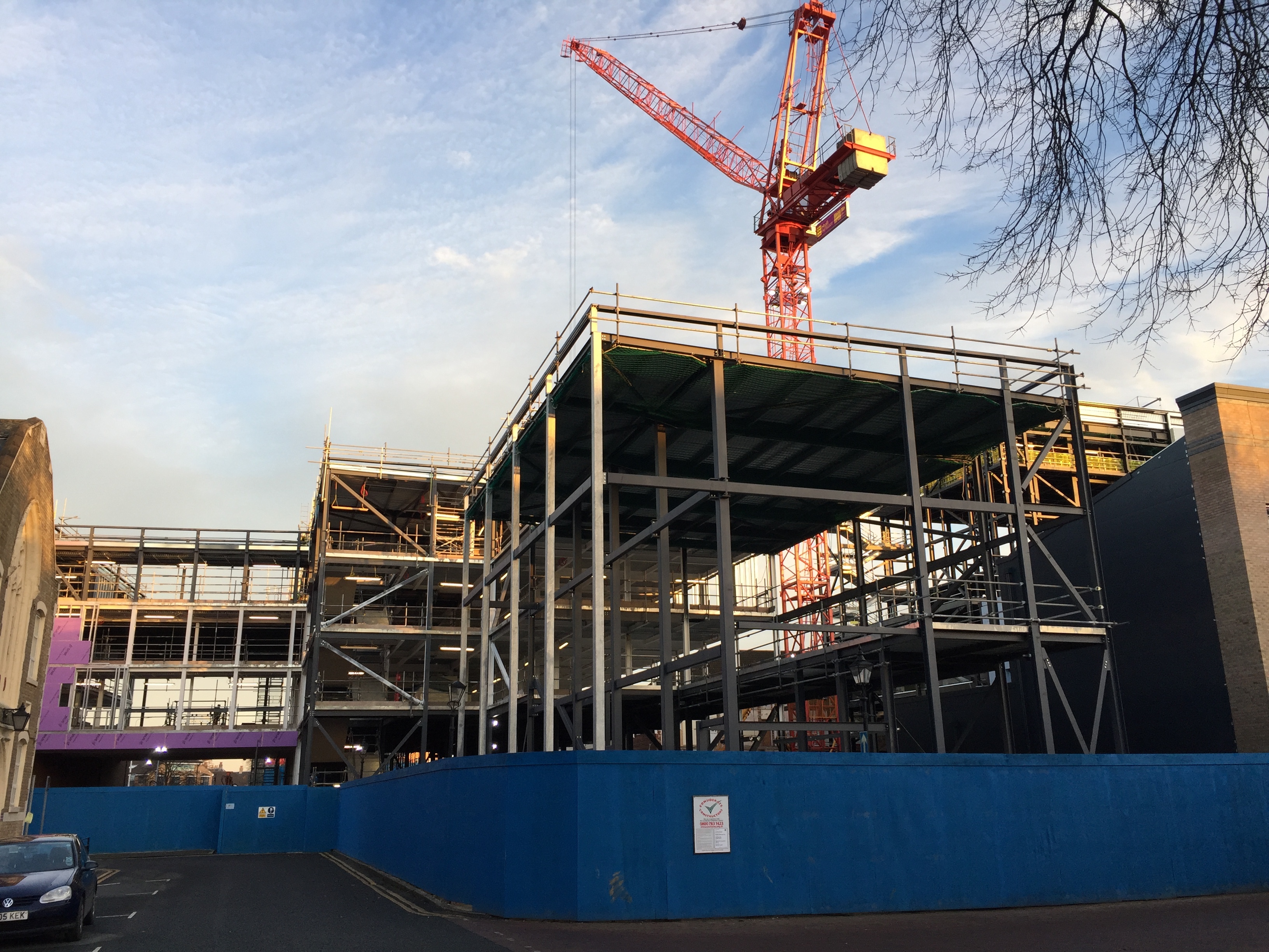 Dawber Williamson Ceilings Partitions at UTC College Hull DWC 2