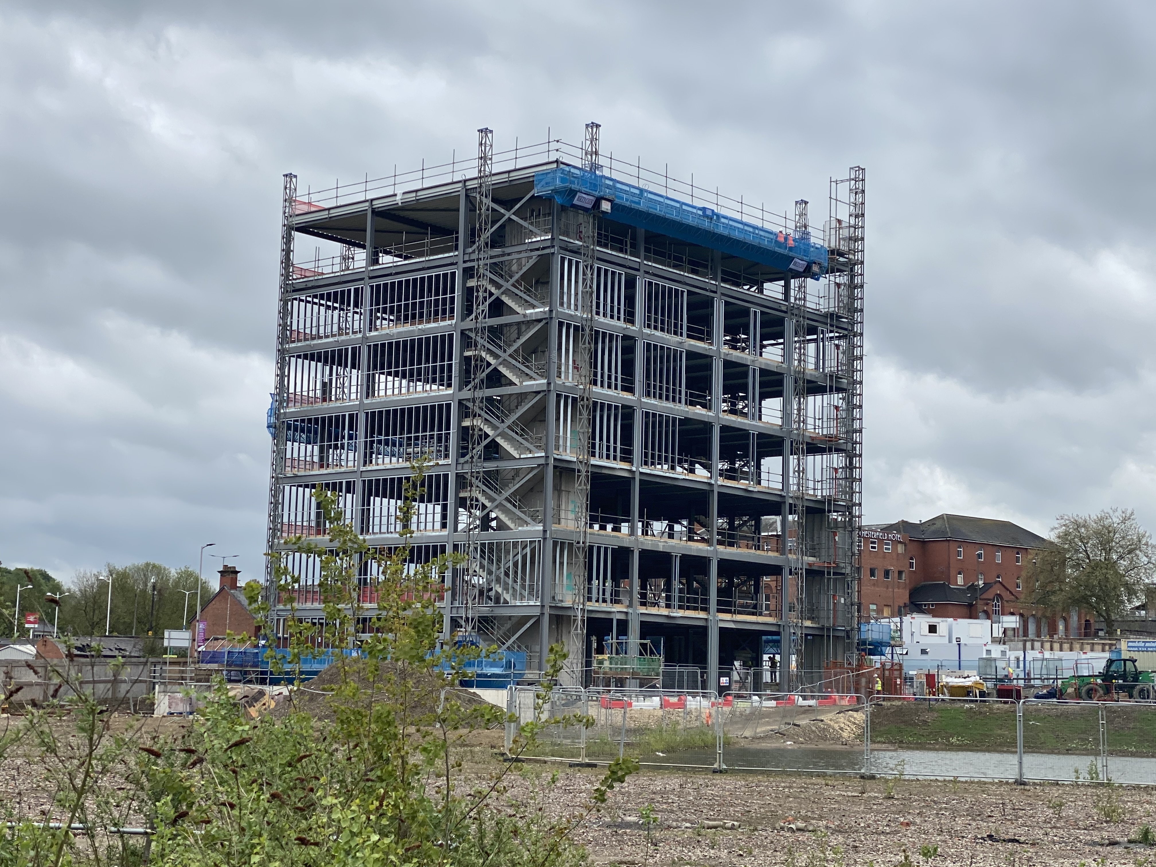 Dawber Williamson Ceilings Partitions at the New Waterside Offices in Chesterfield DWC 11