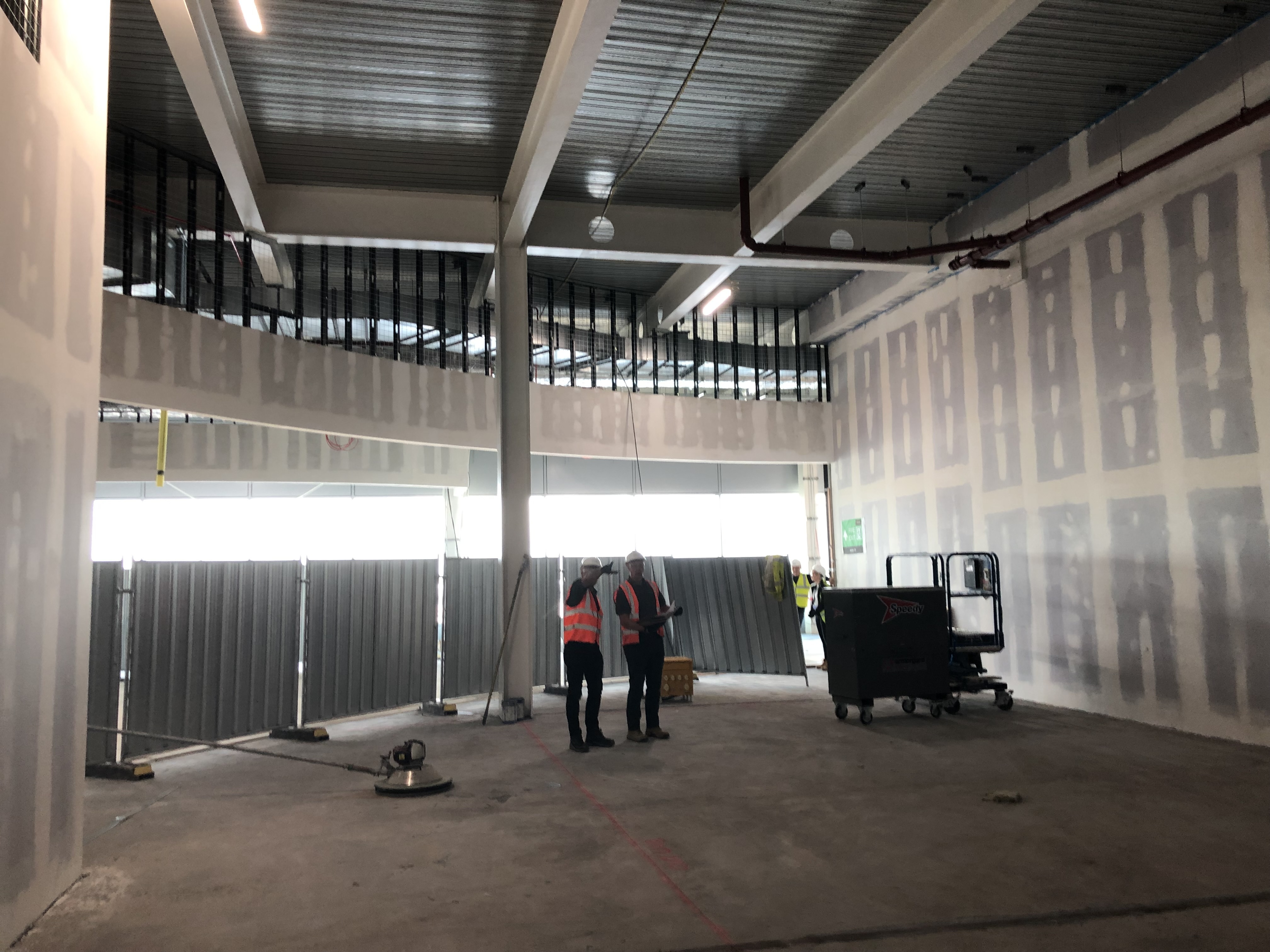 Dawbers Dawber Williamson Ceilings drylining works at the new Archies Retaurant Terminal 2 Manchester Airport7