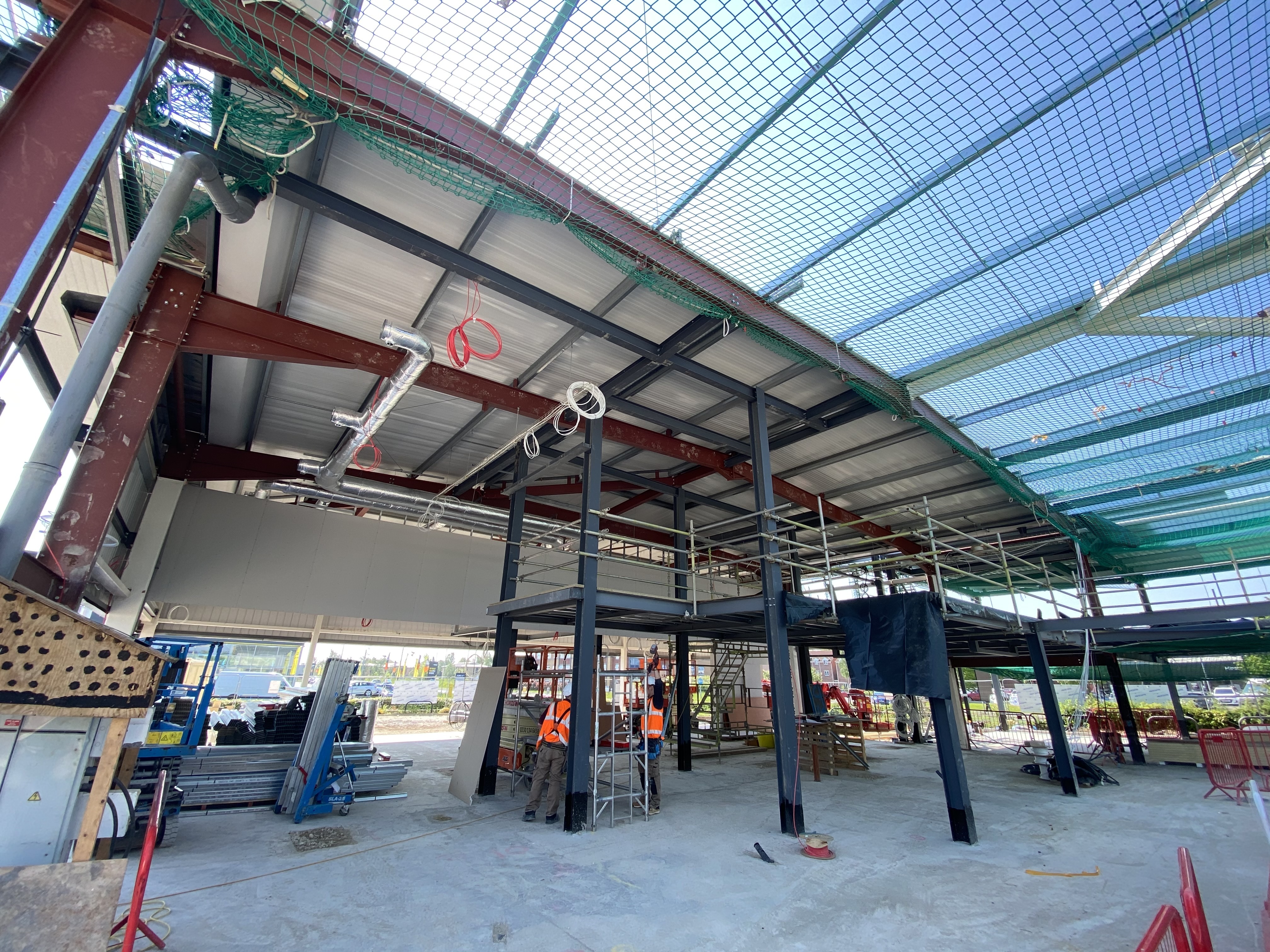 Dawbers dryling works at Porsche in York 11