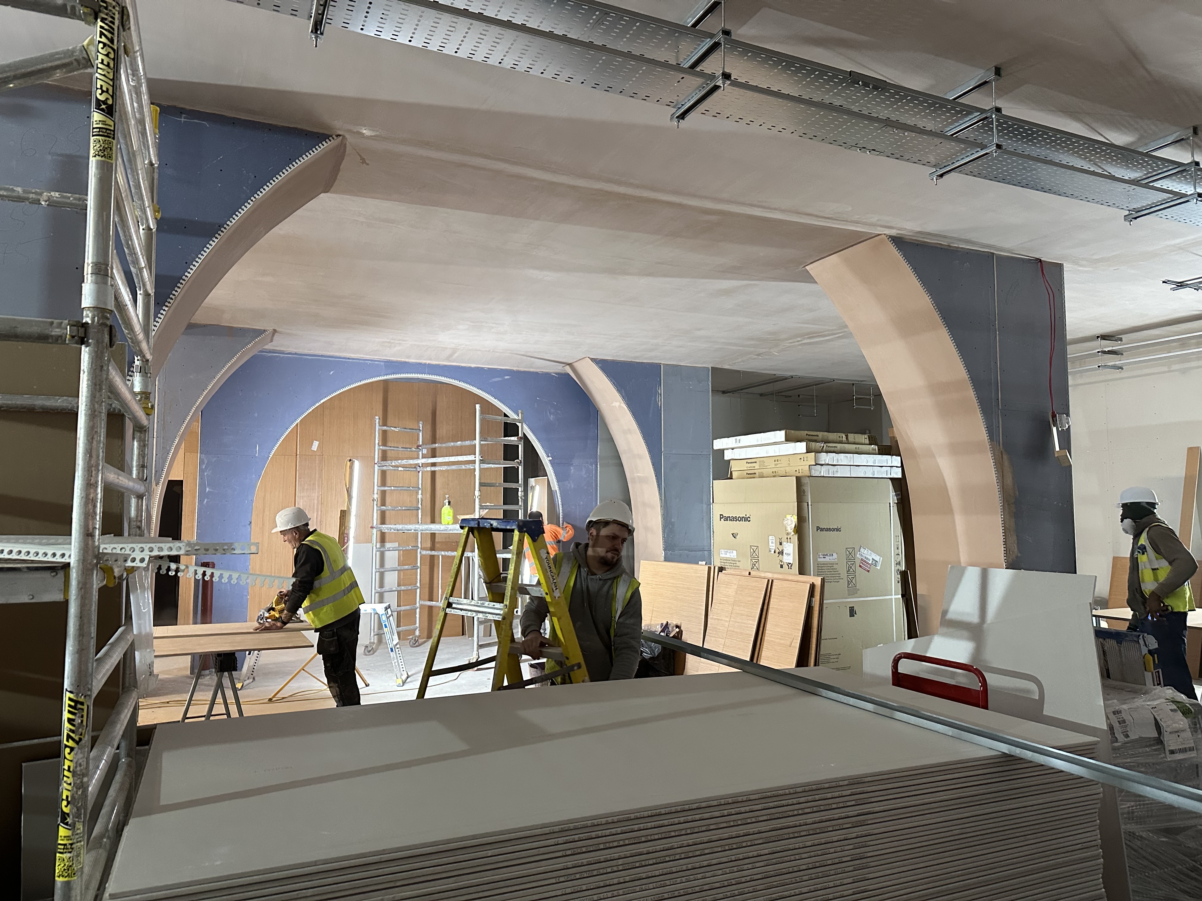 Dawbers dryling works at the new Alchmist in Victoria London 20