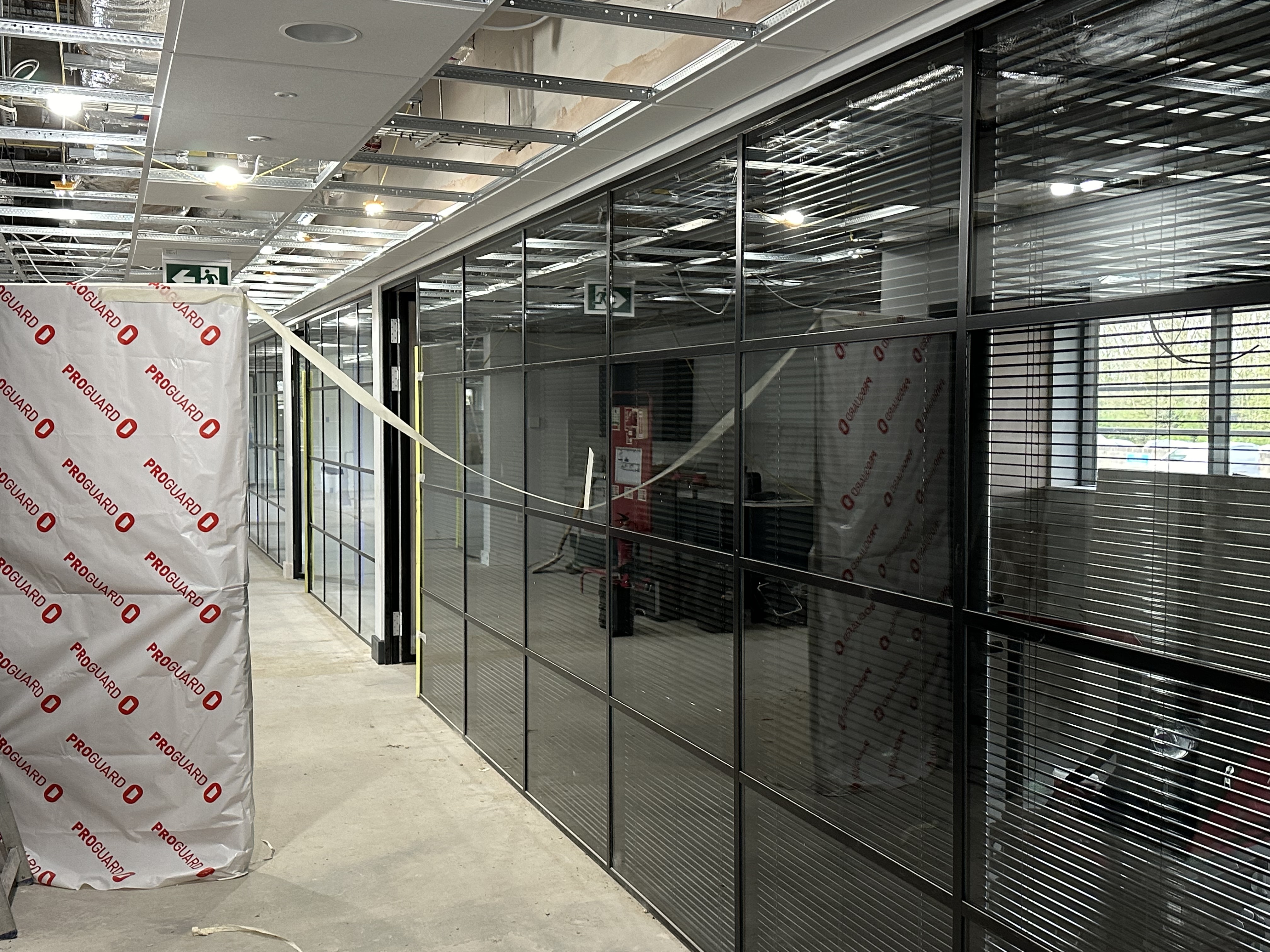 Dawbers internal dry lining works at Humber Bridge 10