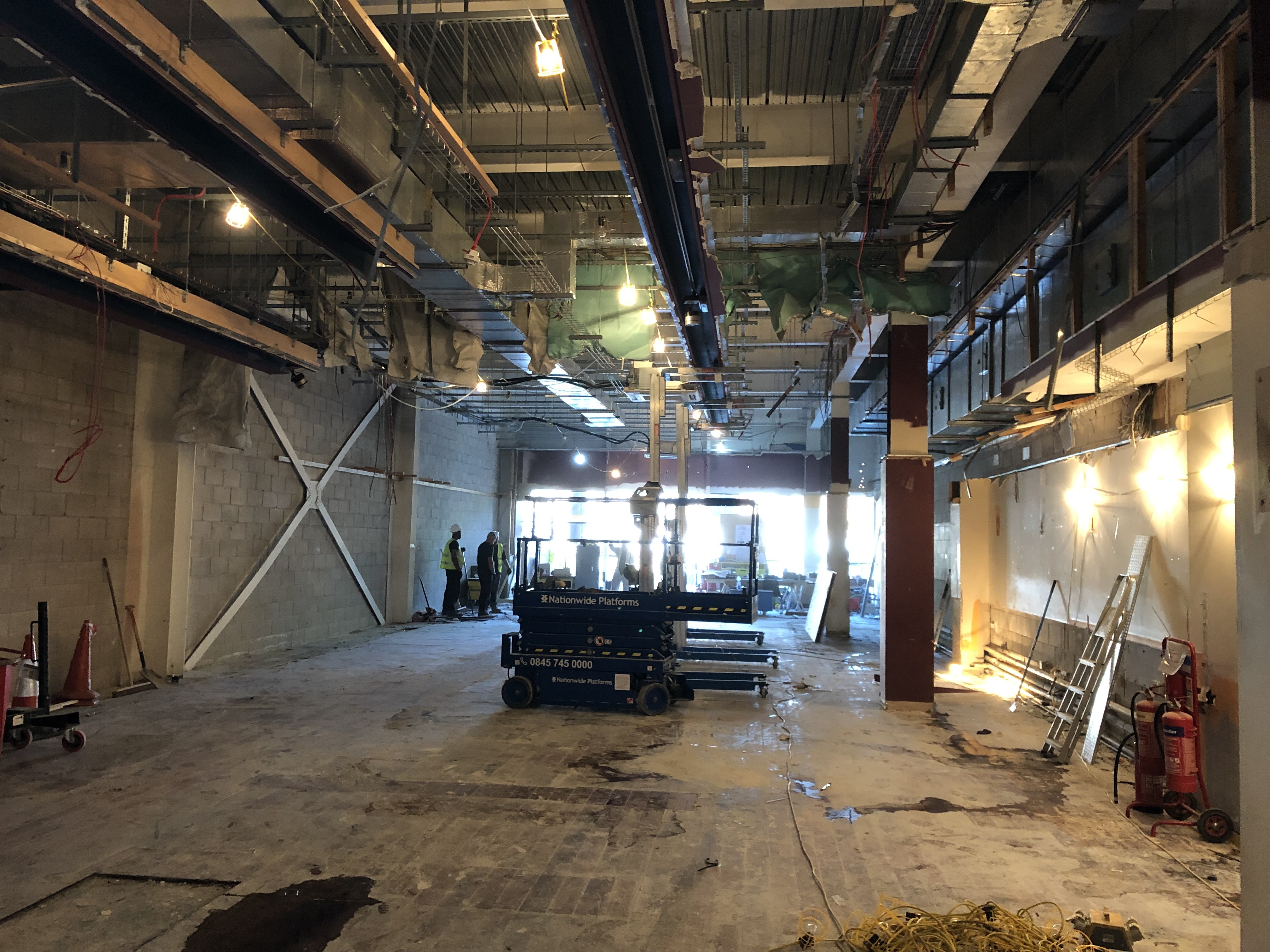 Dawbers internal drylining works at Nandos Denton Manchester 8