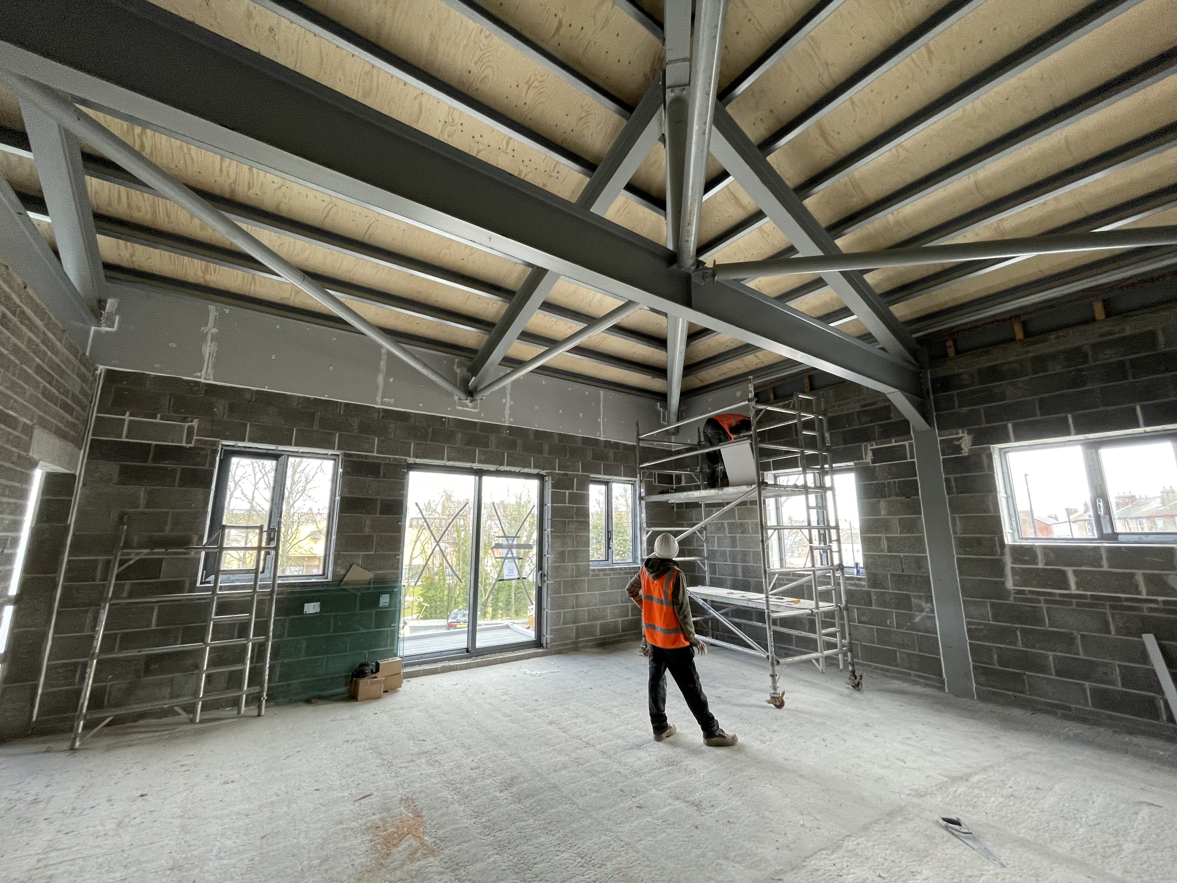 Fire Wall Fire Stopping at the new Aldergate Vets in Bridlington using Fire Survey Pro App 5