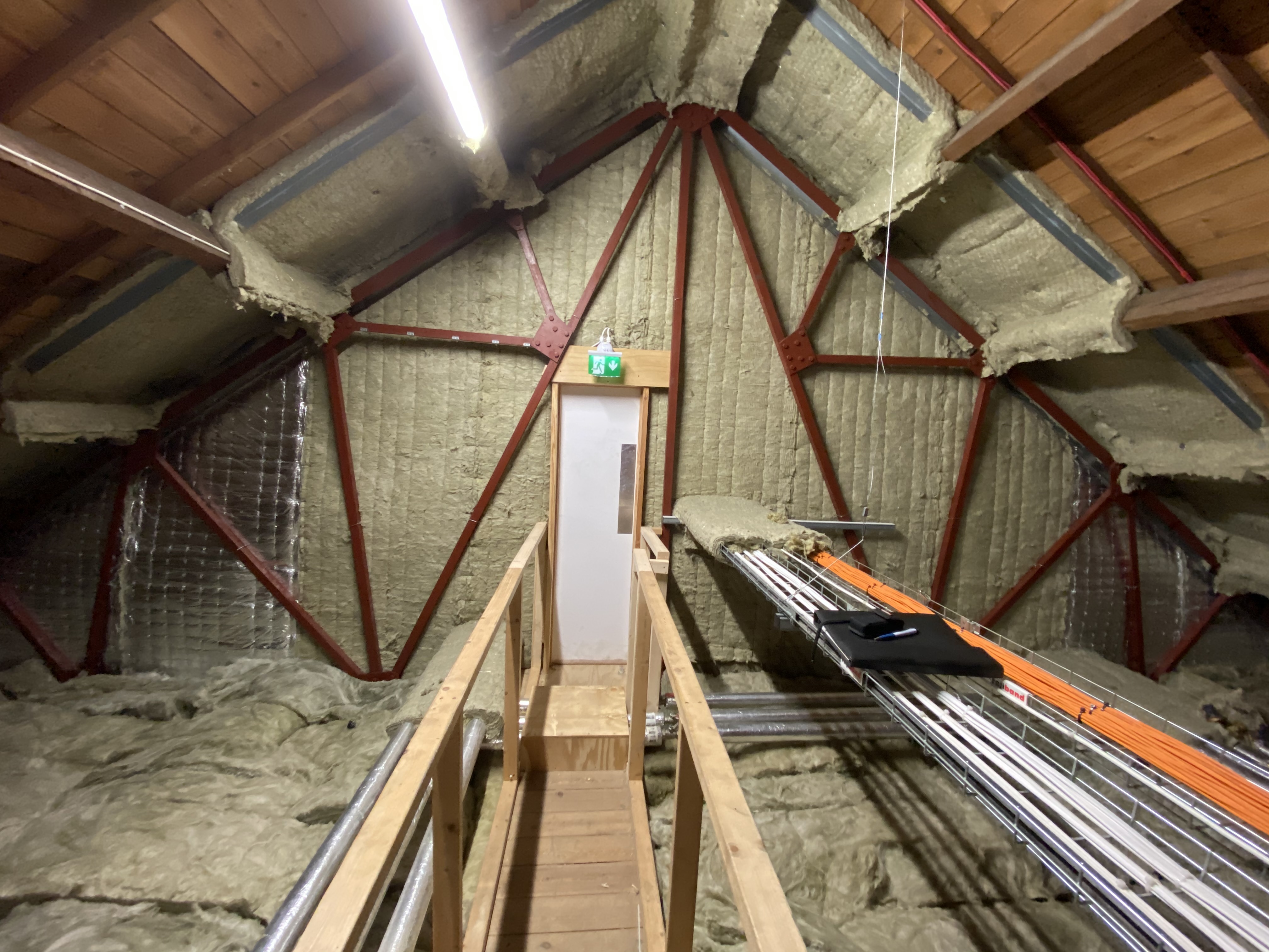 Fire Wall Fire Stopping works at Grimsby Police Station using Fire Survey Pro App 8