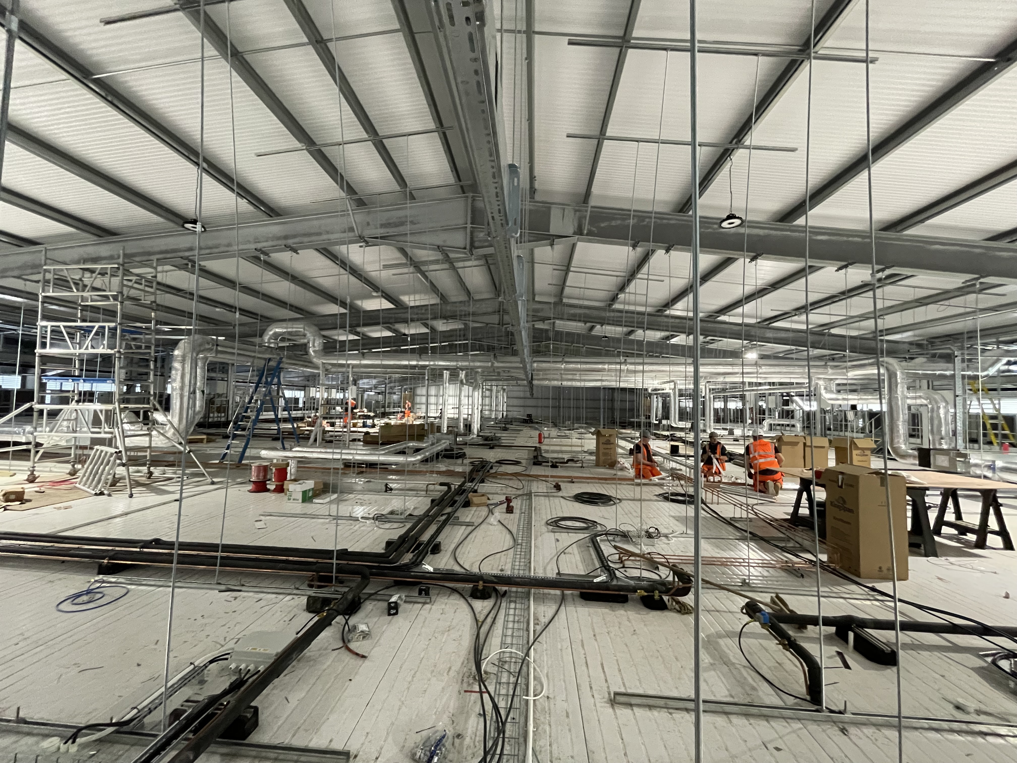 Fire Wall installing Fire Curtains ABP Boarder Control Post Immingham using Fire Survey Pro 2