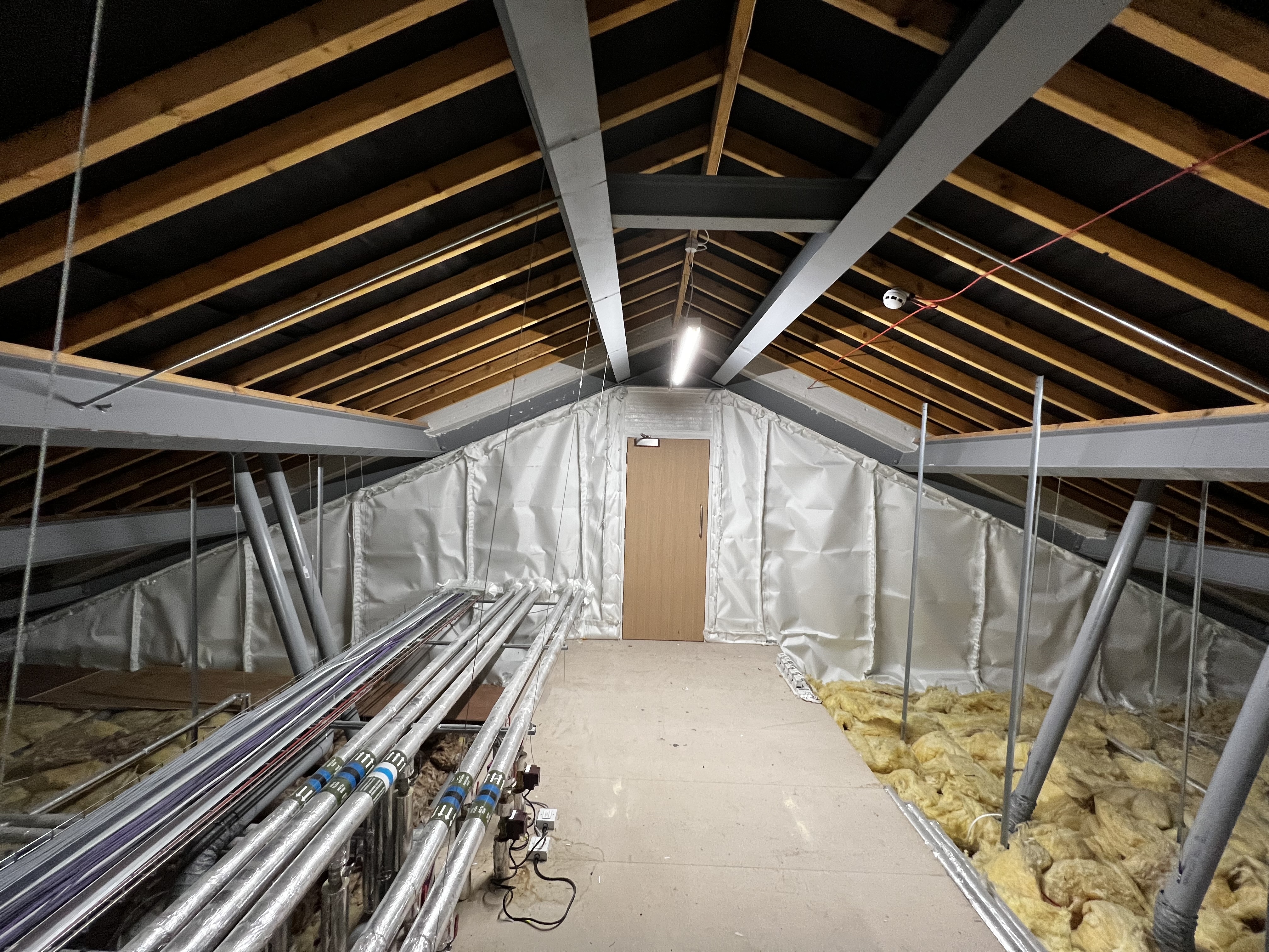 Firewall Fire Curtain at Lazatts Cottingham using Fire Survey Pro 8