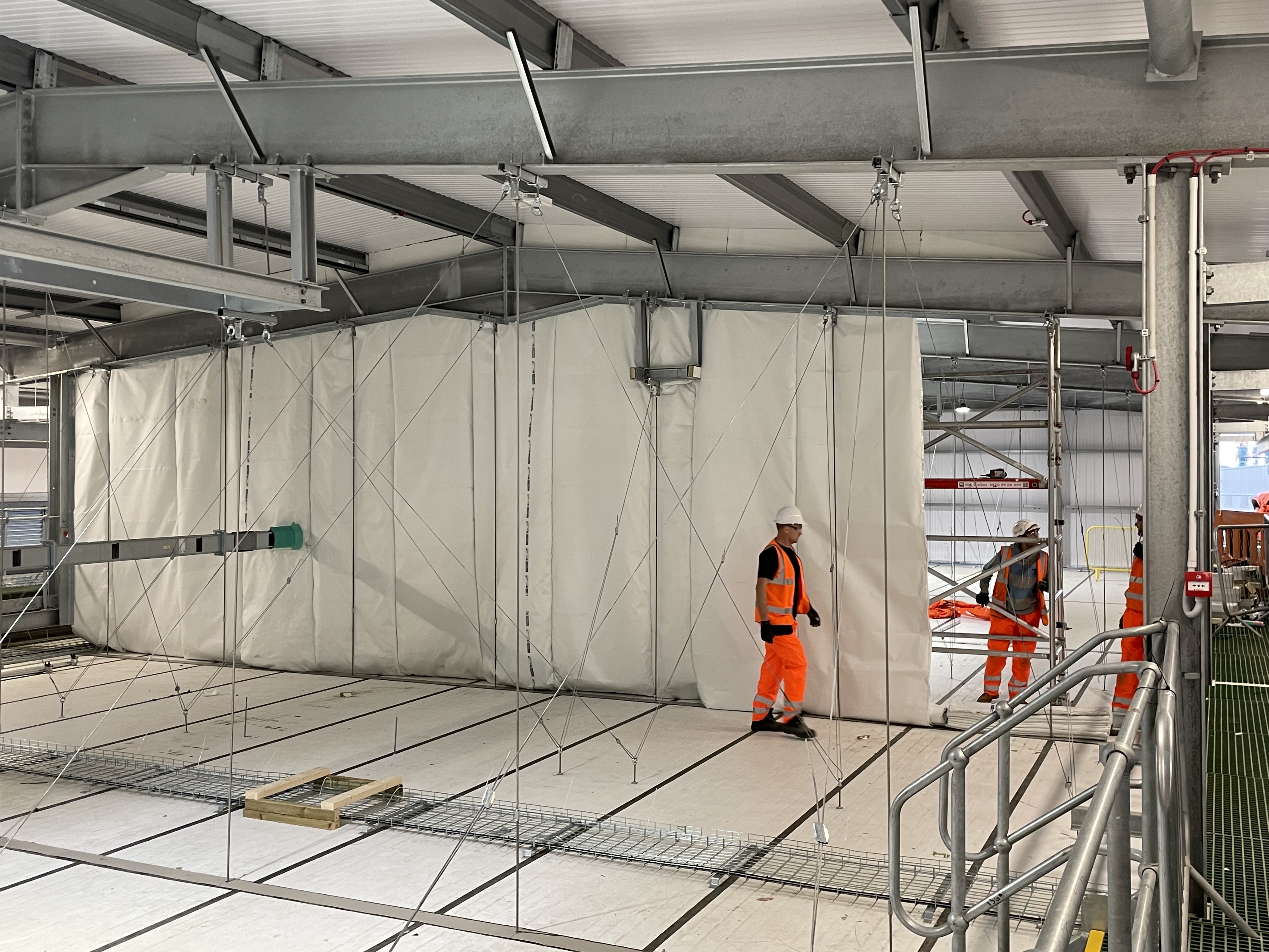 Firewall Fire Curtains at ABP Hull using Fire Survey Pro