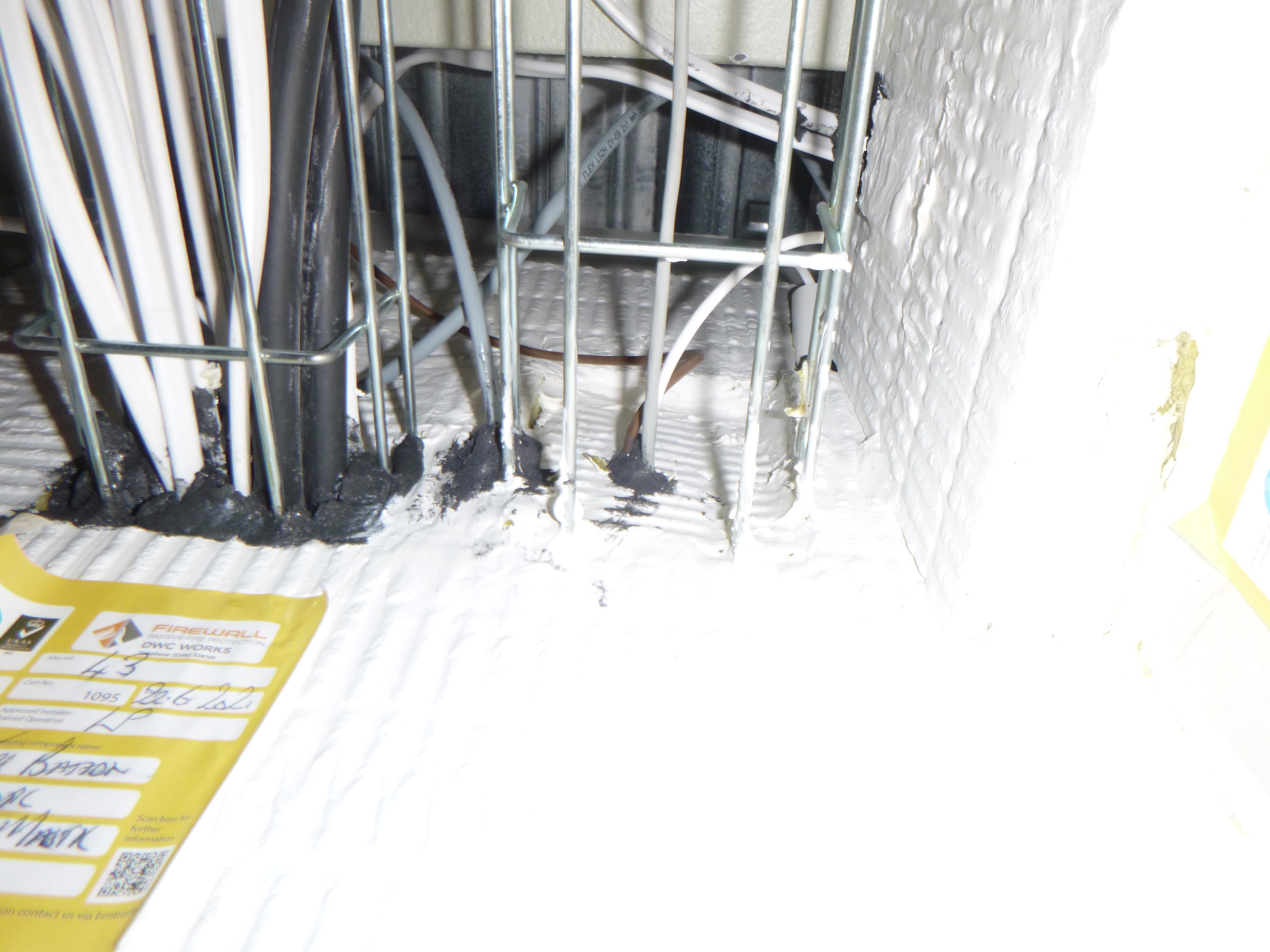 Firewall Fire Stopping at Crown Paints Hull using Fire Survey Pro 29