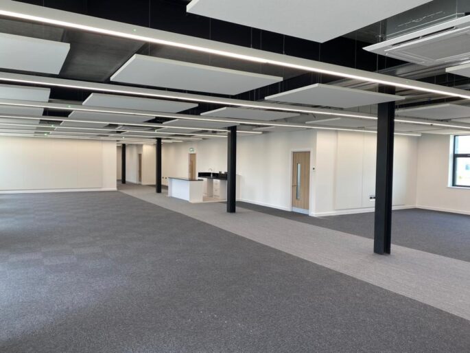 Dawber Williamson Ceilings Partitions at Siemens New Train Manufacturing Facility Goole DWC 23
