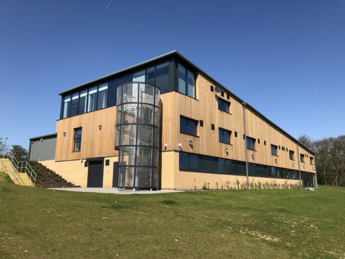 Dawber Williamson Ceilings Partitions at Boddingtons Sports Centre Pavilion Leeds DWC 6