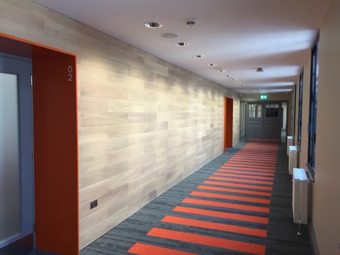 Dawber Williamson Ceilings Partitions at the Staff House Hull University DWC 10