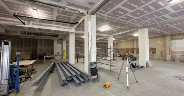 Dawbers dryling works at the new Alchmist in Victoria London 2