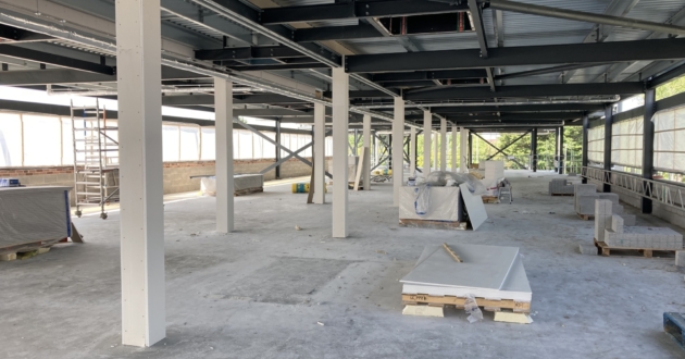Dawber Williamson Ceilings Partitions at Siemens New Train Manufacturing Facility Goole DWC 17
