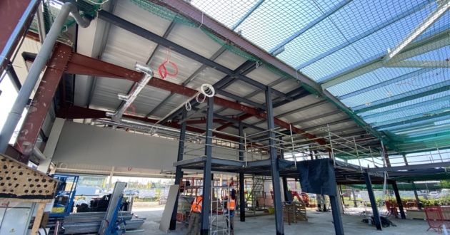 Dawbers dryling works at Porsche in York 11