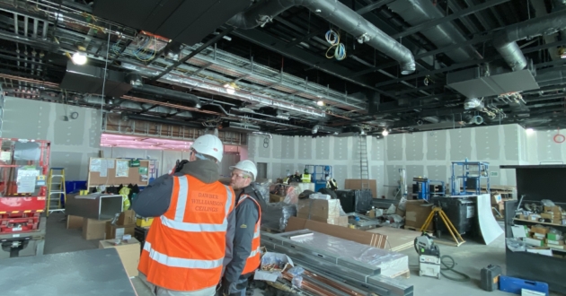 Dawbers drylining fitout works at Sancarlo T2 Manchester Airport 3